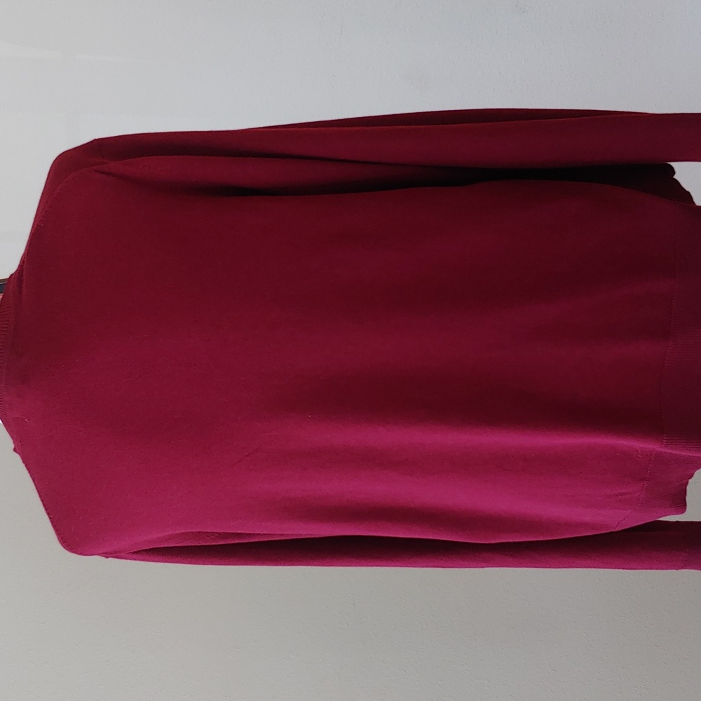 Karen Scott Women's Merlot Red Cardigan Long Sleeves Size XL NWT - Picture 15 of 17